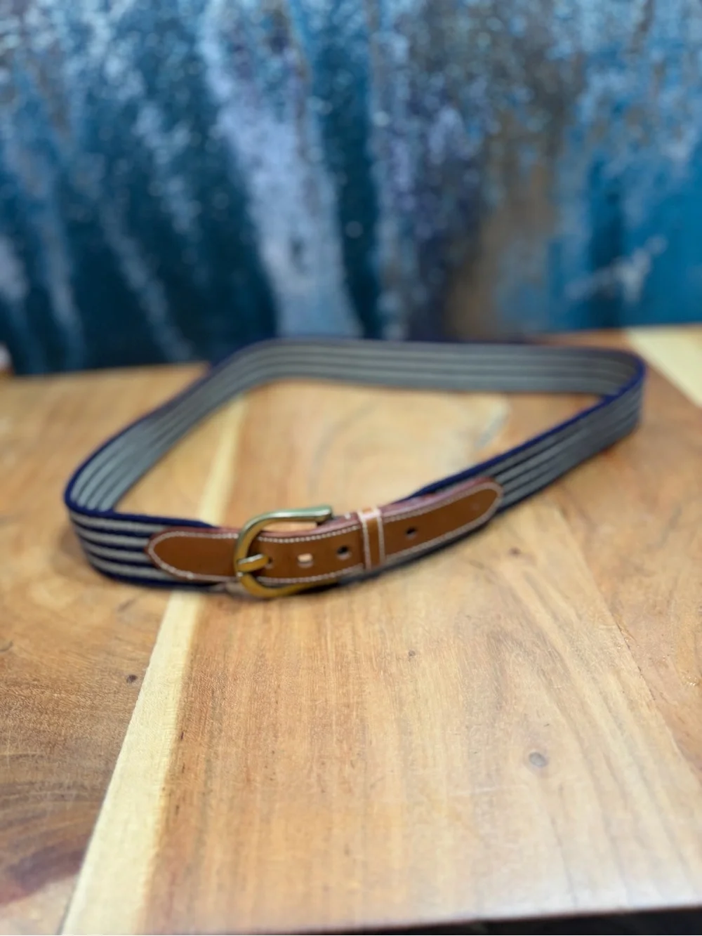 Dooney & Bourke Vintage 1980’s Equestrian Stripe‎ Belt (EUC)